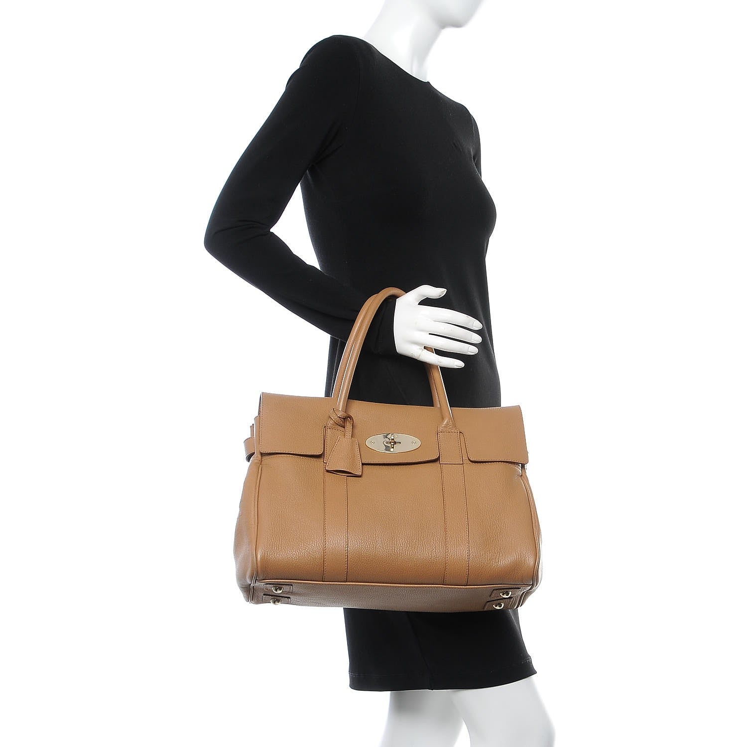 Mulberry Glossy Buffalo Bayswater Fudge 2 of 16
