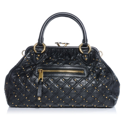 Marc Jacobs Quilted Leather Stardust Stam Black 1 of 7