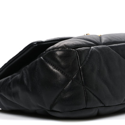 Chanel Lambskin Quilted Medium Chanel 19 Flap Black 9 of 10