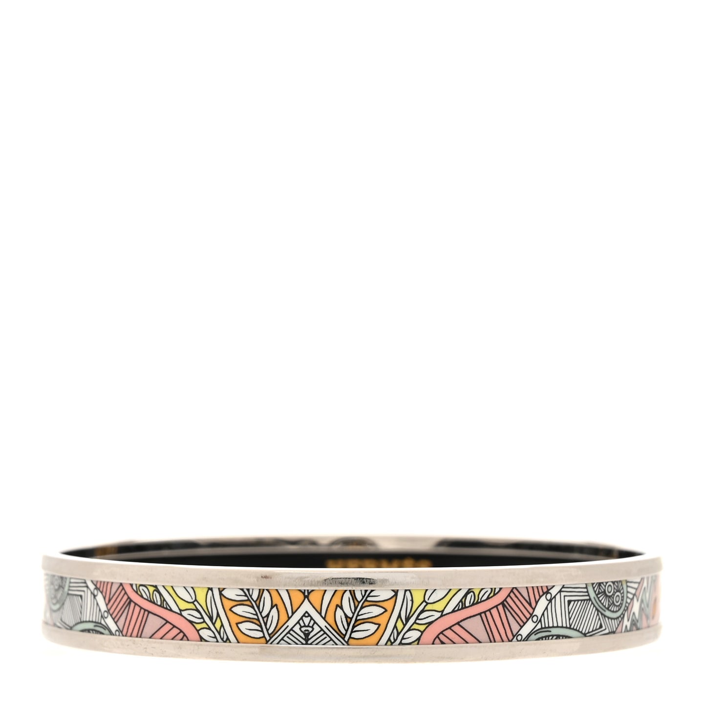 Enamel Printed Le Jardin De La Maharani Narrow Bracelet 65 Rose Candeur