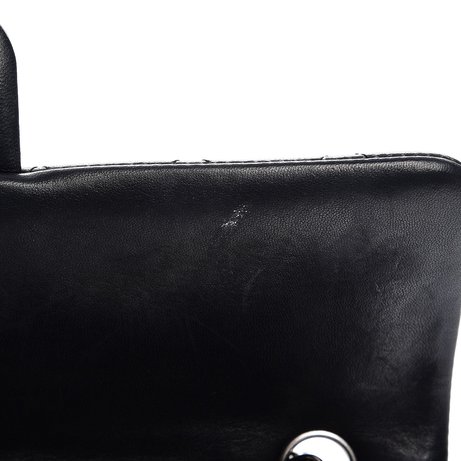 Chanel Lambskin Quilted East West Flap Black 18 of 21