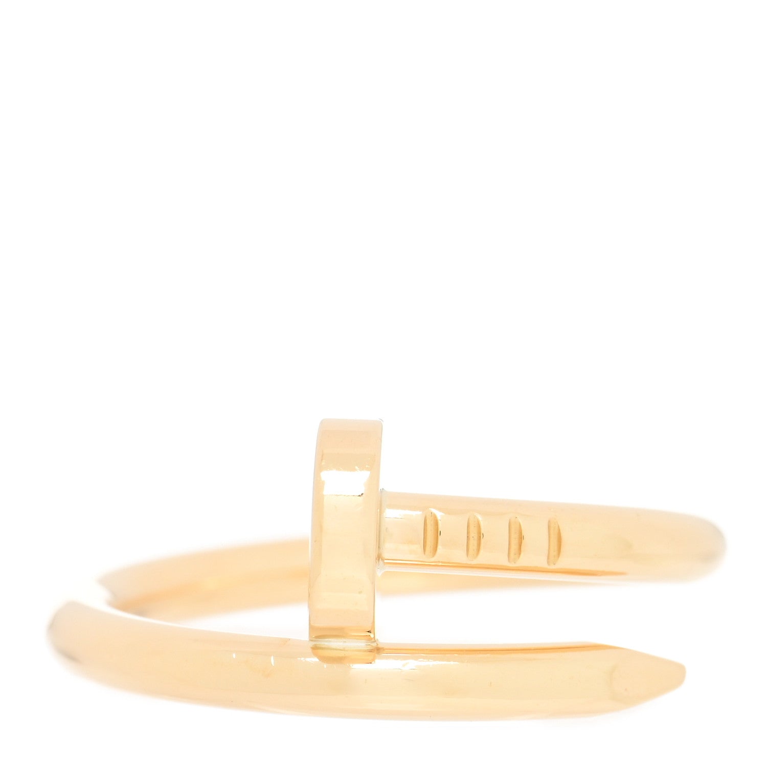 Cartier 18K Yellow Gold Juste Un Clou Ring 56 7.5 1 of 5