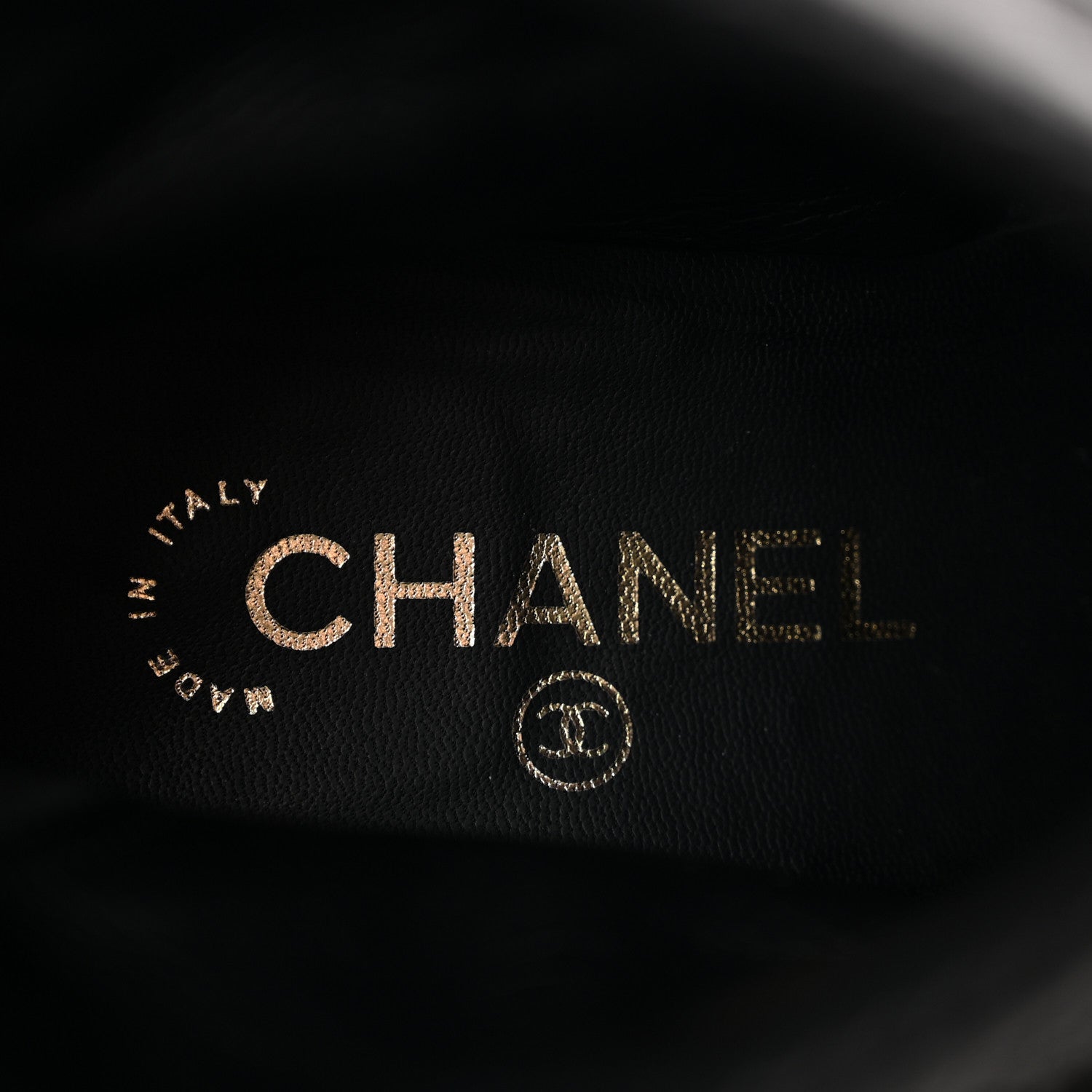 Chanel Suede Calfskin Chain CC Short Boots 38 Black 8 of 10