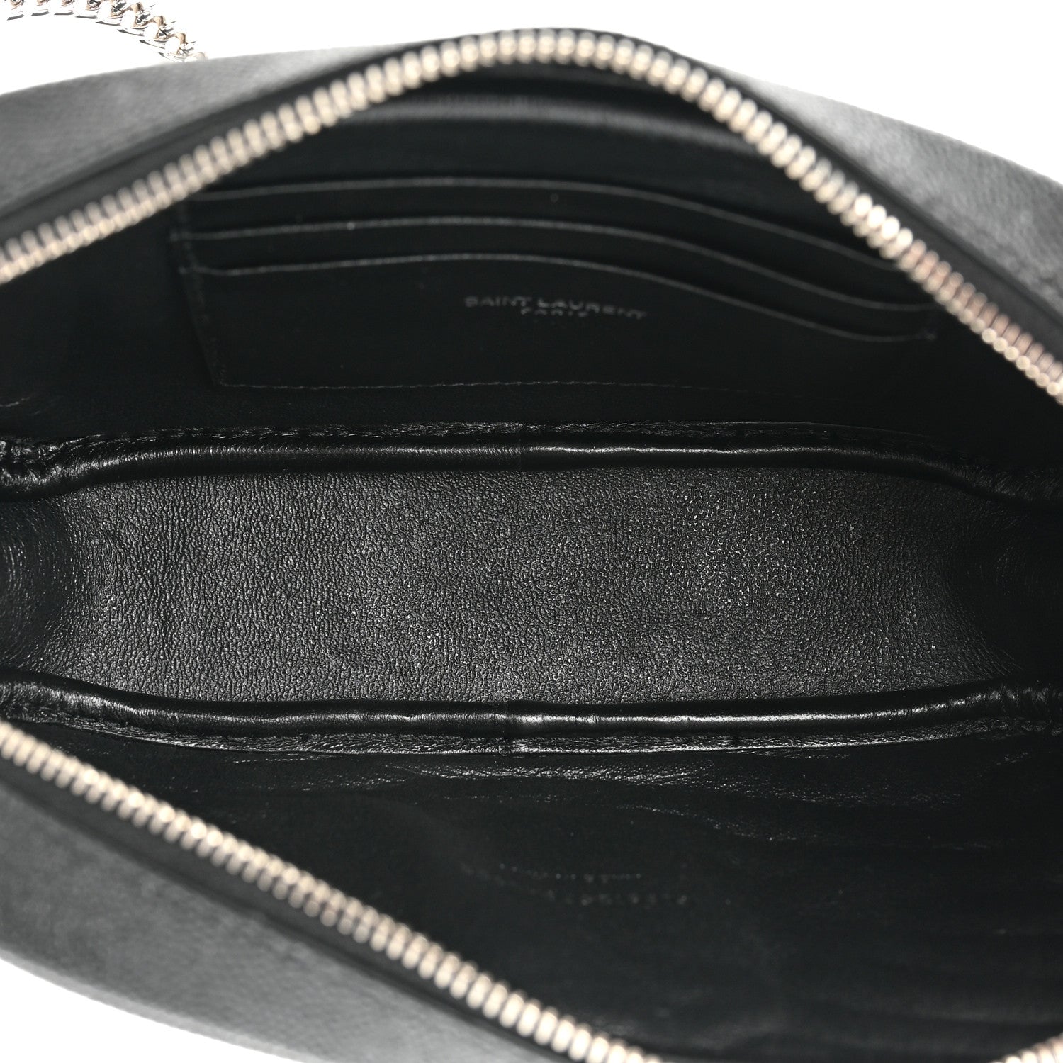 Saint Laurent Grain De Poudre Matelasse Monogram Mini Lou Camera Bag Black 5 of 10