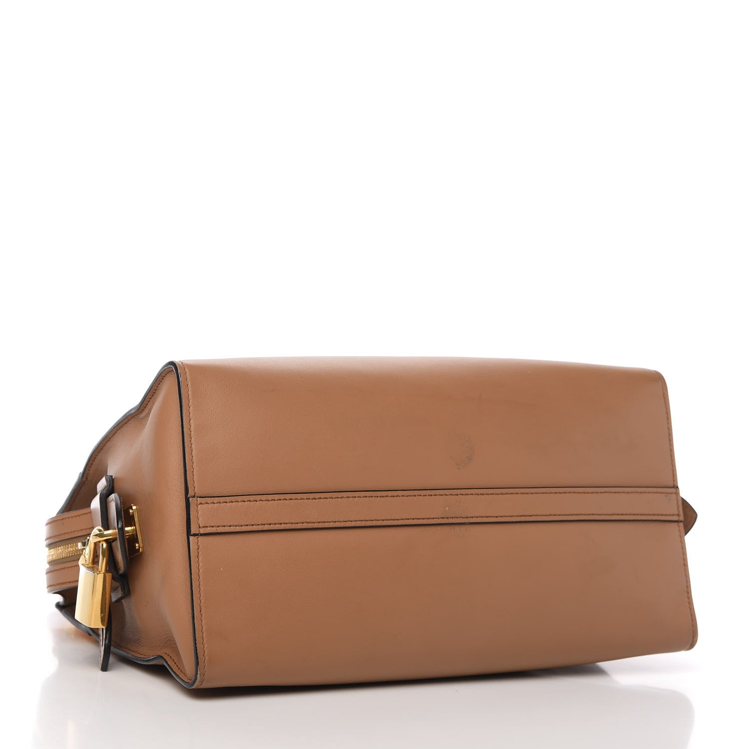 Prada City Calf Saffiano Medium Esplanade Tote Caramel Papaya 4 of 15