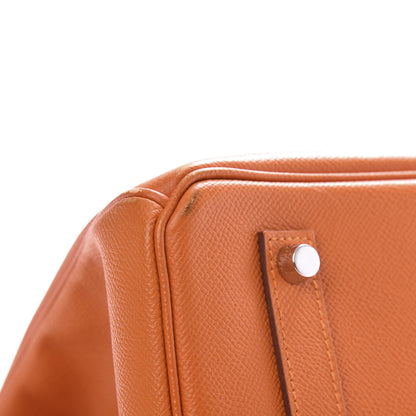 Hermes Epsom Birkin 35 Orange 8 of 18