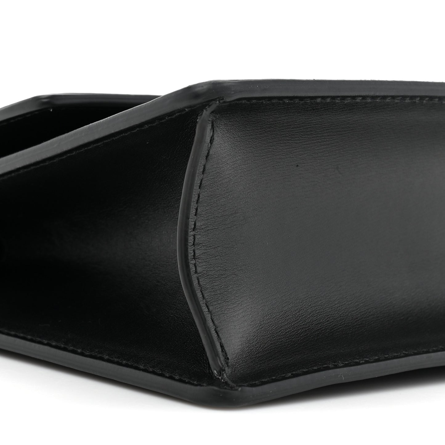 Calfskin Jitney 1.4 Virgil Was Here Shoulder Bag Black