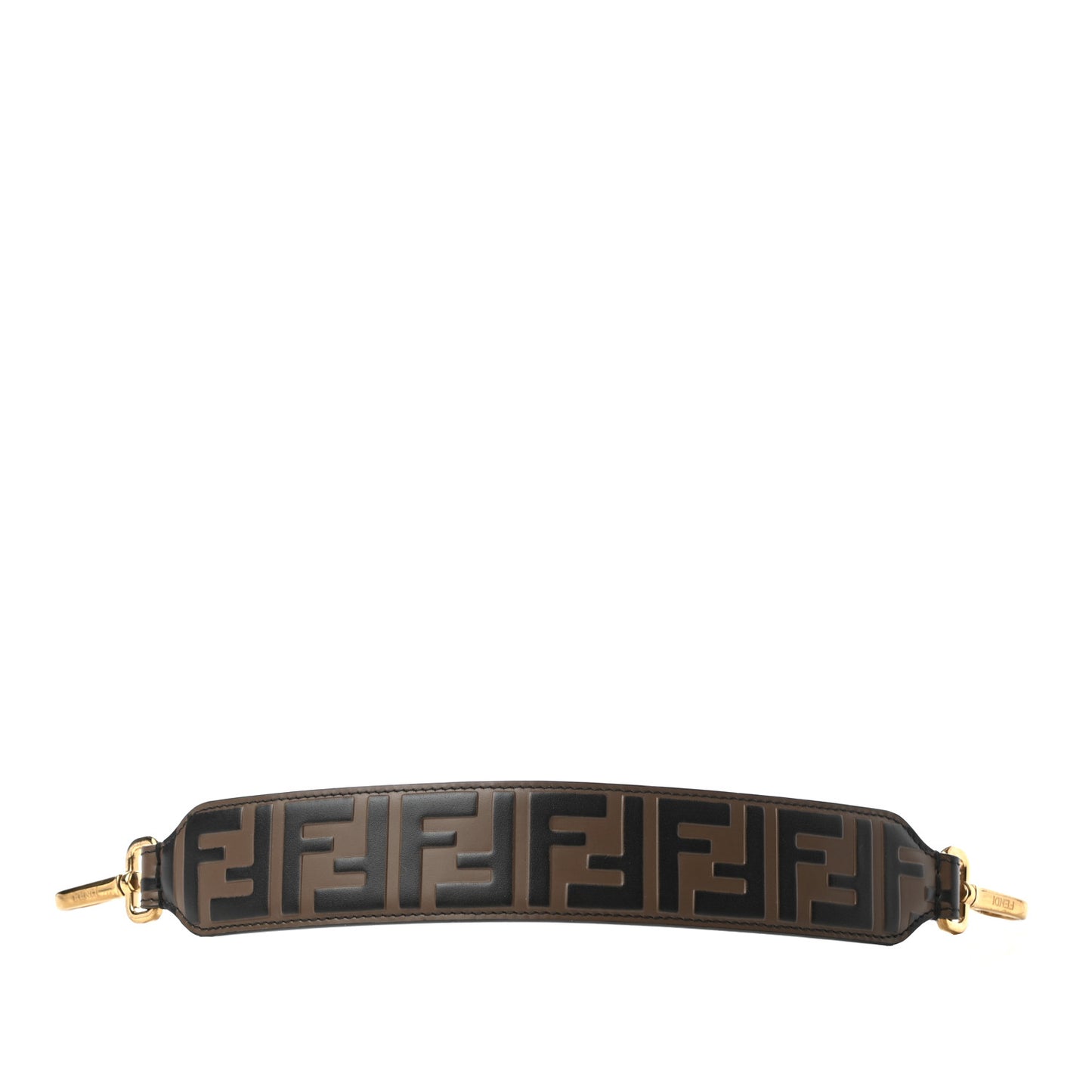 Calfskin FF 1974 Embossed Mini Strap You Maya Black