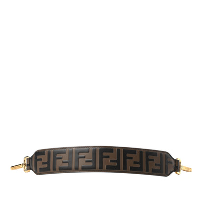 Fendi Calfskin FF 1974 Embossed Mini Strap You Maya Black 1 of 4