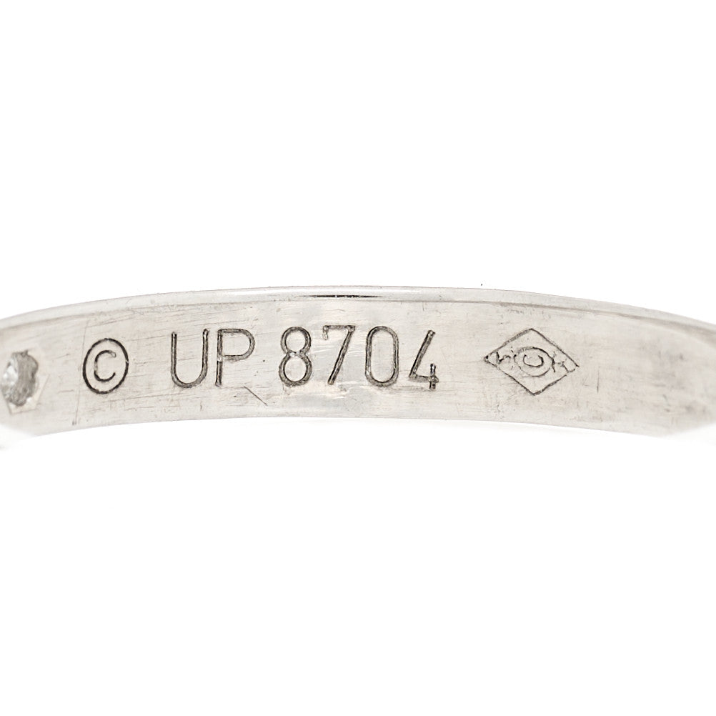 Platinum Diamond 2.6mm 1895 Wedding Band Ring 51 5.75