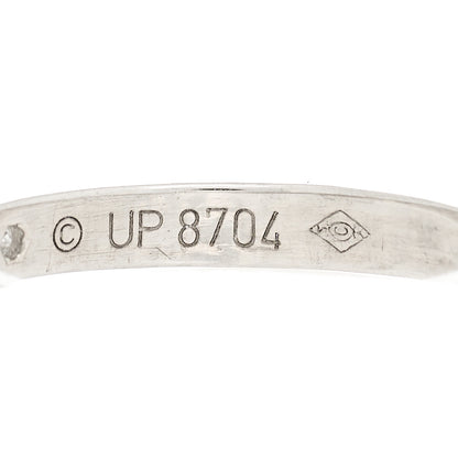 Cartier Platinum Diamond 2.6mm 1895 Wedding Band Ring 51 5.75 6 of 7