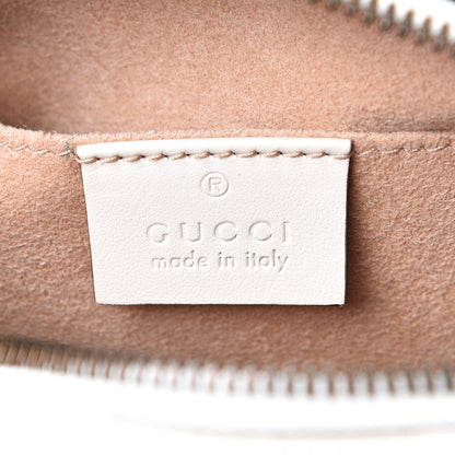 Gucci Calfskin Matelasse Small GG Marmont Chain Shoulder Bag White 5 of 10