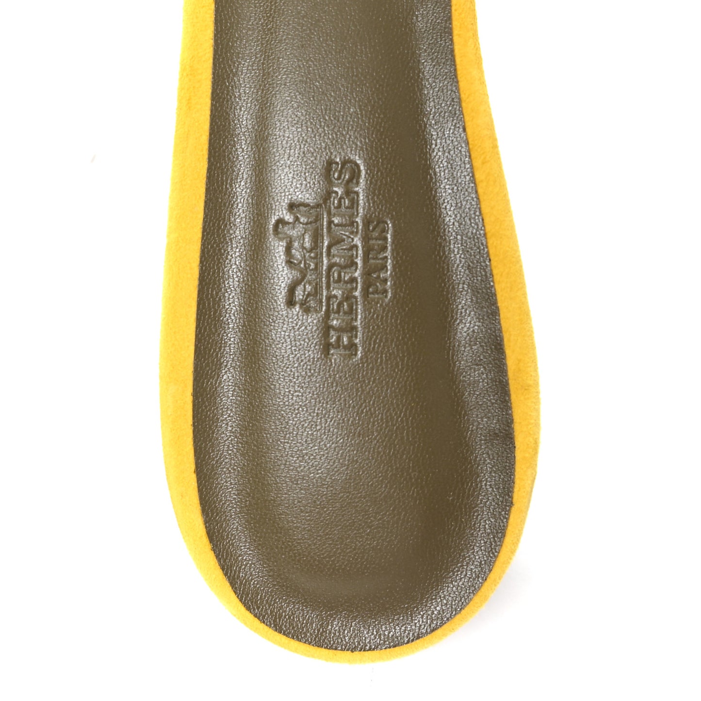 Suede Goatskin Oasis Sandals 41 Jaune Sable