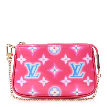 Louis Vuitton Vernis Valentine Mini Pochette Accessories Fuchsia Neon 1 of 6