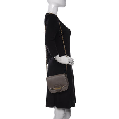 Jimmy Choo Metallic Calfskin Shadow Crossbody Bag Gold 2 of 14