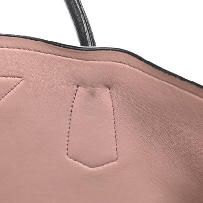 Prada Saffiano Cuir Medium Double Bag Black Mughetto 15 of 21