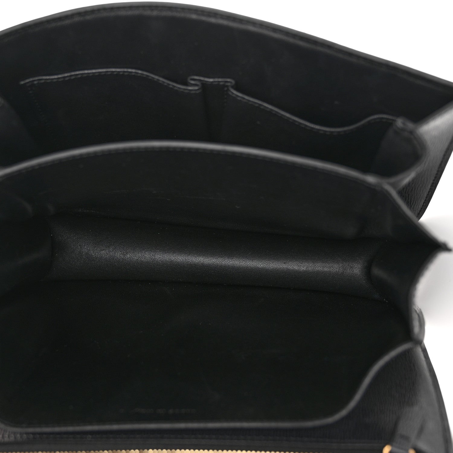 Celine Liege Calfskin Medium Classic Box Flap Bag Black 5 of 12