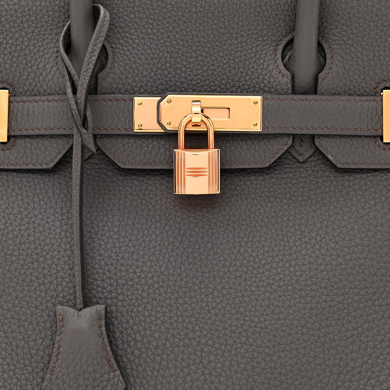 Hermes Togo Birkin 30 Etain 8 of 11