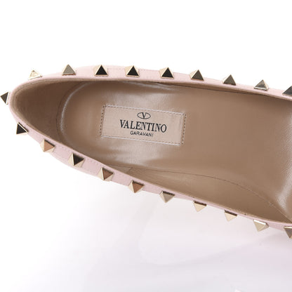 Valentino Garavani Pebbled Calfskin Rockstud 85mm Pumps 36.5 Rose Quartz 7 of 9
