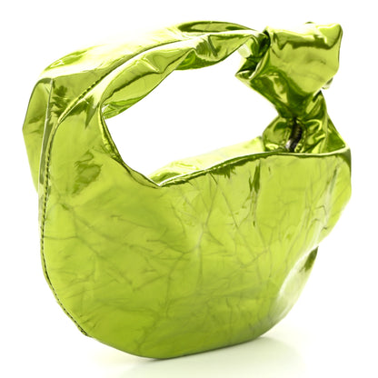 Bottega Veneta Metallic Crushed Calfskin Mini Jodie Chlorophyll 3 of 10