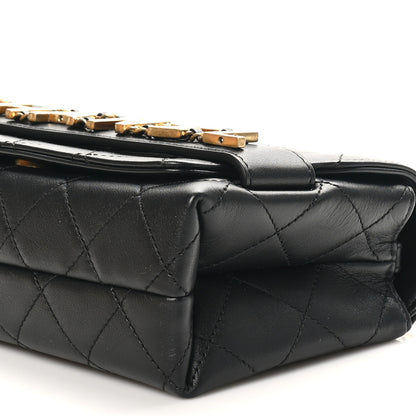 Chanel Calfskin Quilted Small Enchained Flap Black 10 of 11