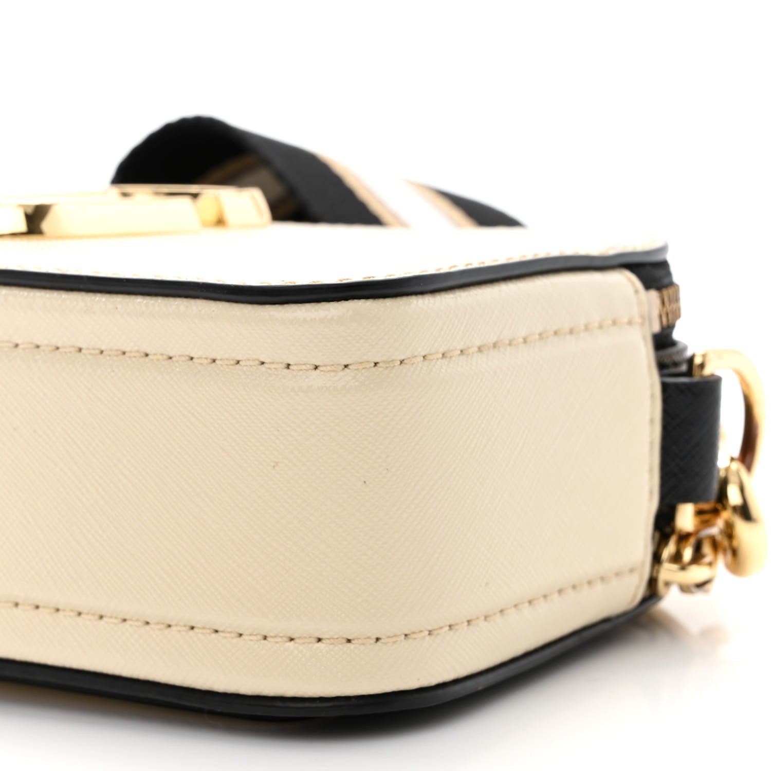Marc Jacobs Saffiano Small Snapshot Camera Bag New Cloud White Multicolor 12 of 14