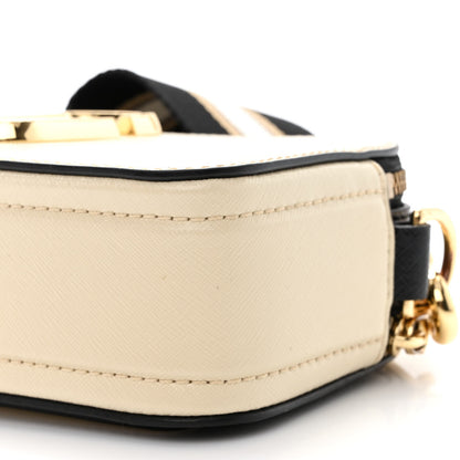 Marc Jacobs Saffiano Small Snapshot Camera Bag New Cloud White Multicolor 12 of 14