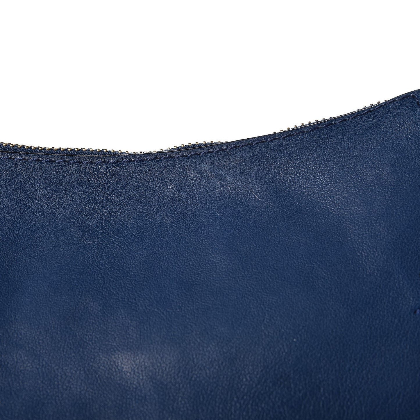 Calfskin Medium Marcie Nude Hobo Blue Velvet