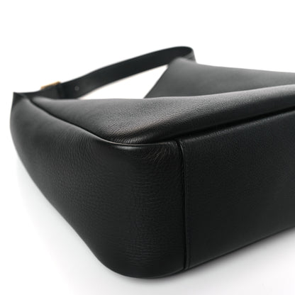 Saint Laurent Smooth Calfskin Small Le 5 A 7 Soft Hobo Black 8 of 10