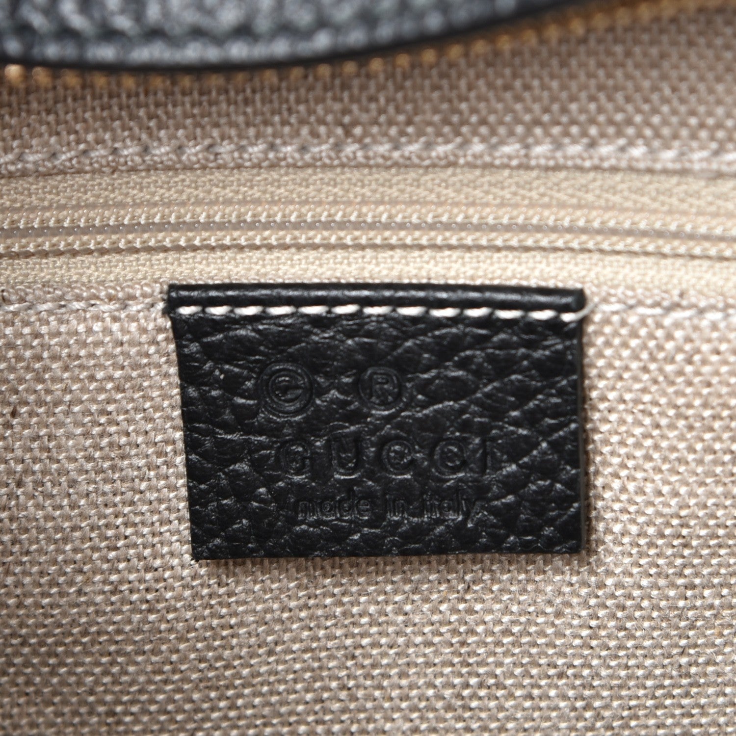 Gucci Dollar Calfskin GG Hobo Black 6 of 7