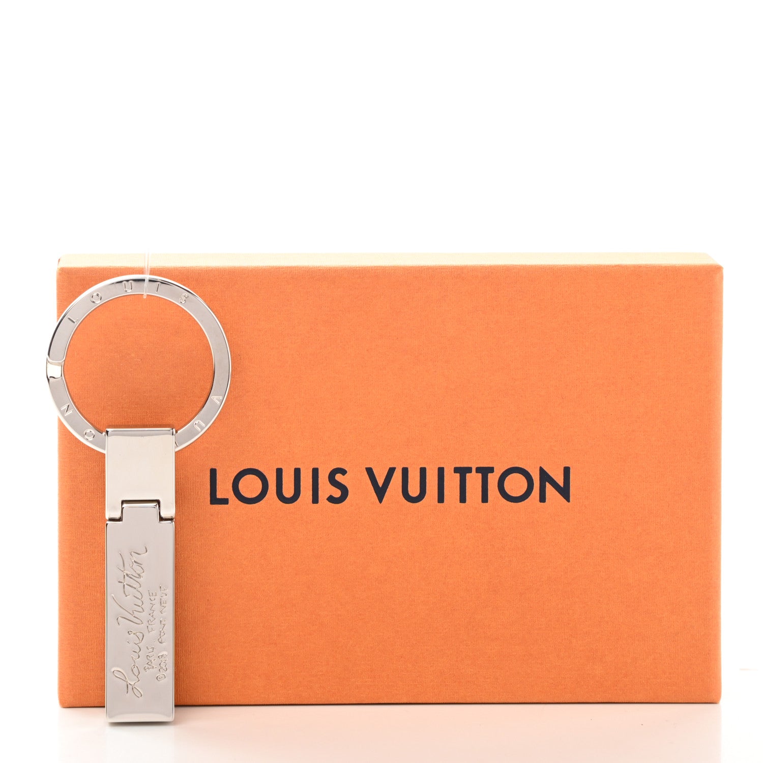 Louis Vuitton Belt Tab Key Ring Silver 4 of 4