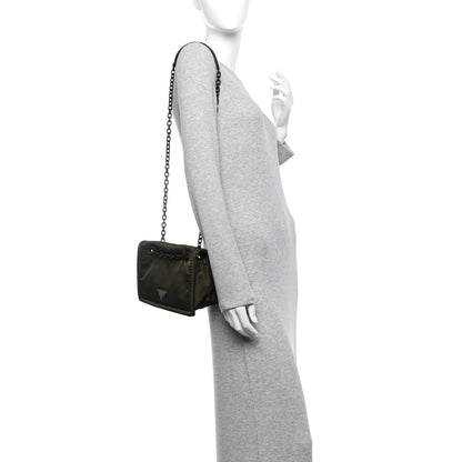 Prada Nylon Tessuto Chain Shoulder Bag Mimetico 2 of 10