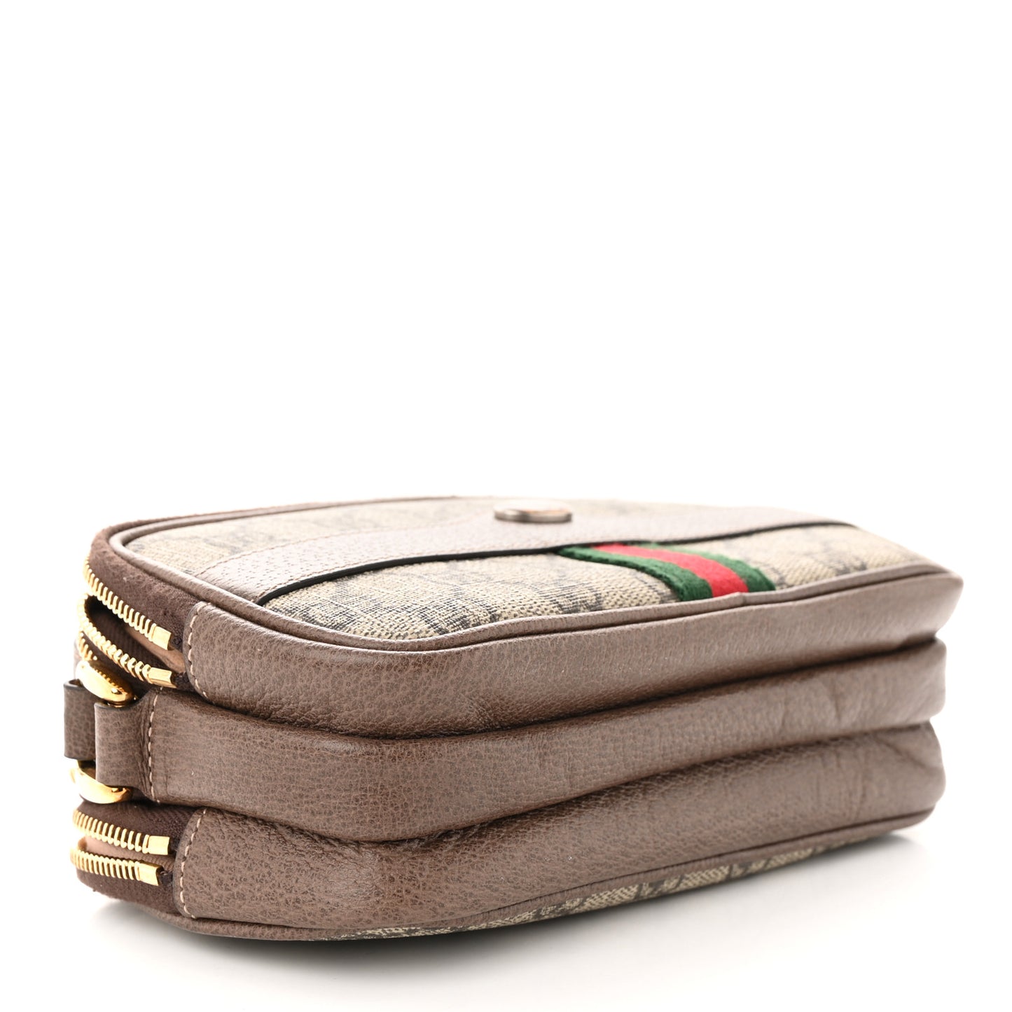GG Supreme Monogram Web Mini Ophidia GG Bag Brown