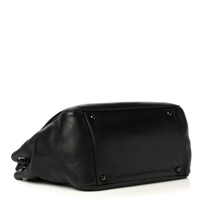 Chanel Lambskin Studded Accordion CC Flap Black 3 of 21