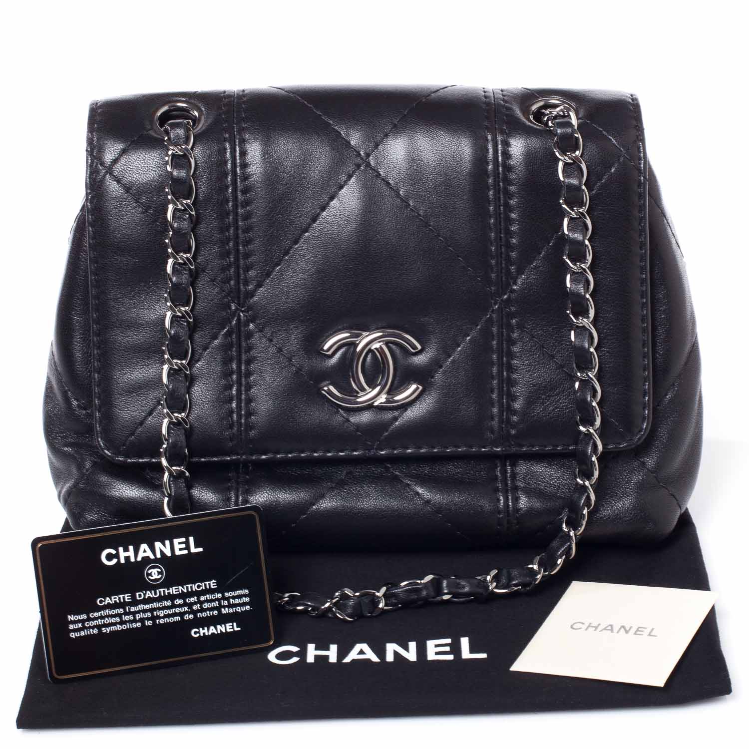 Chanel Lambskin Small Soft Touch Flap Black 9 of 9