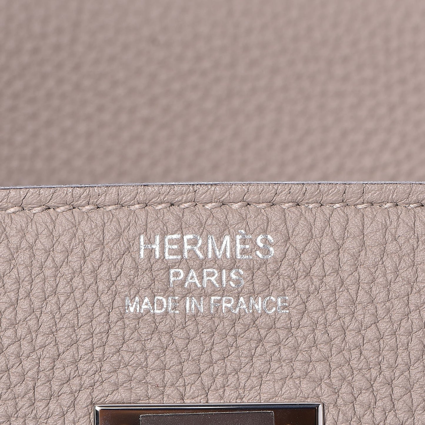 Togo Birkin 40 Gris Asphalte