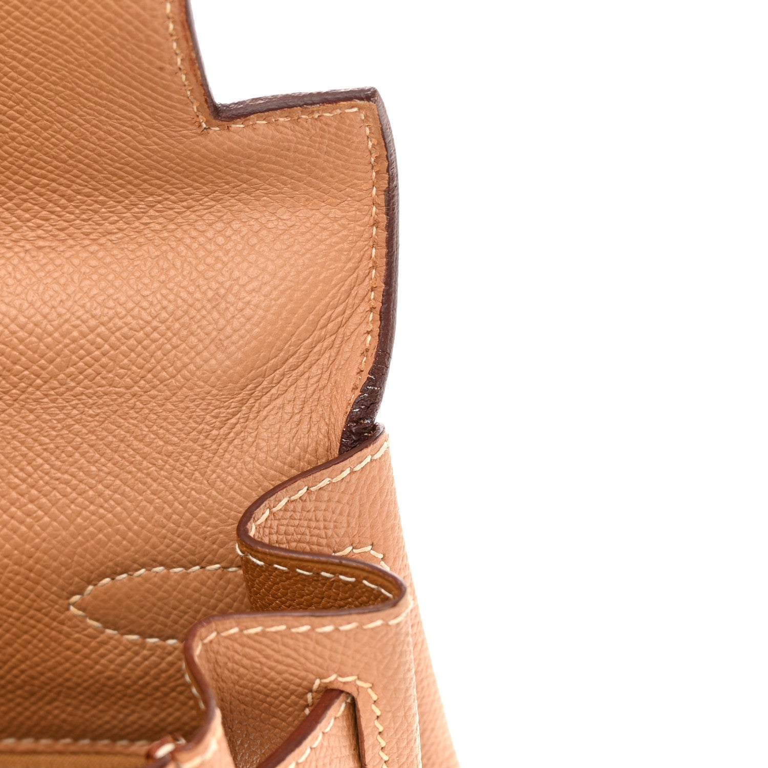 Hermes Courchevel Kelly Retourne 28 Naturelle 11 of 19