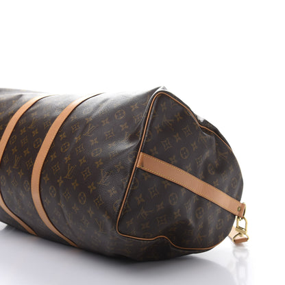 Louis Vuitton Monogram Keepall Bandouliere 55 6 of 16