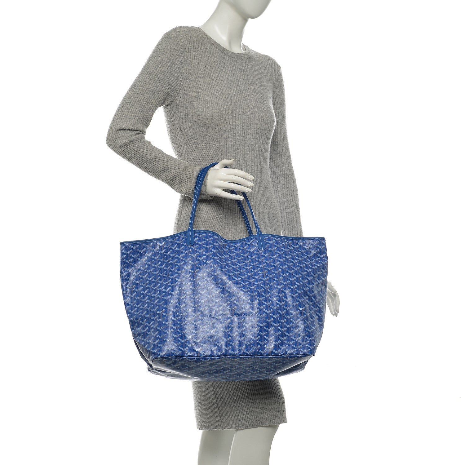 Goyard Goyardine Saint Louis GM Sky Blue 2 of 5