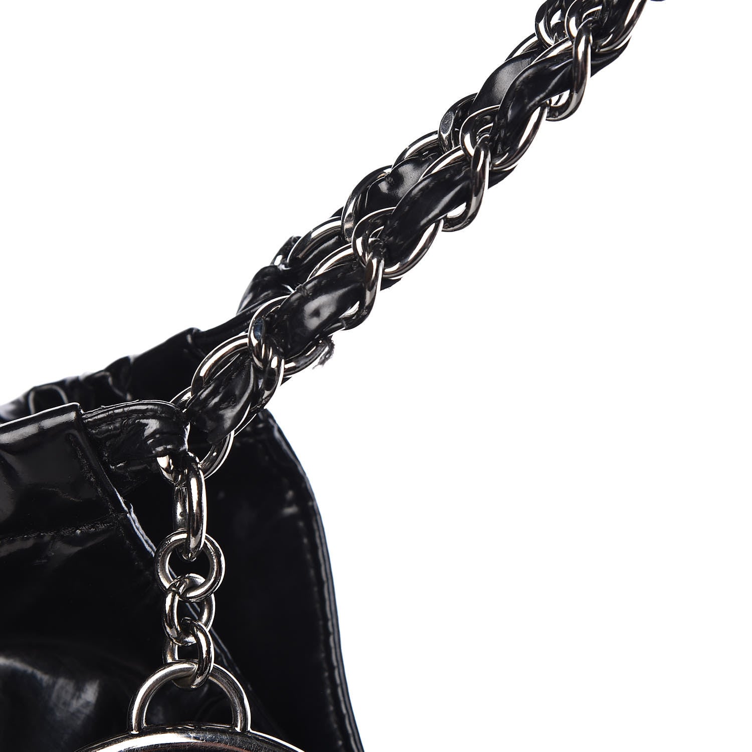 Chanel Vinyl XL Coco Cabas Black 14 of 17