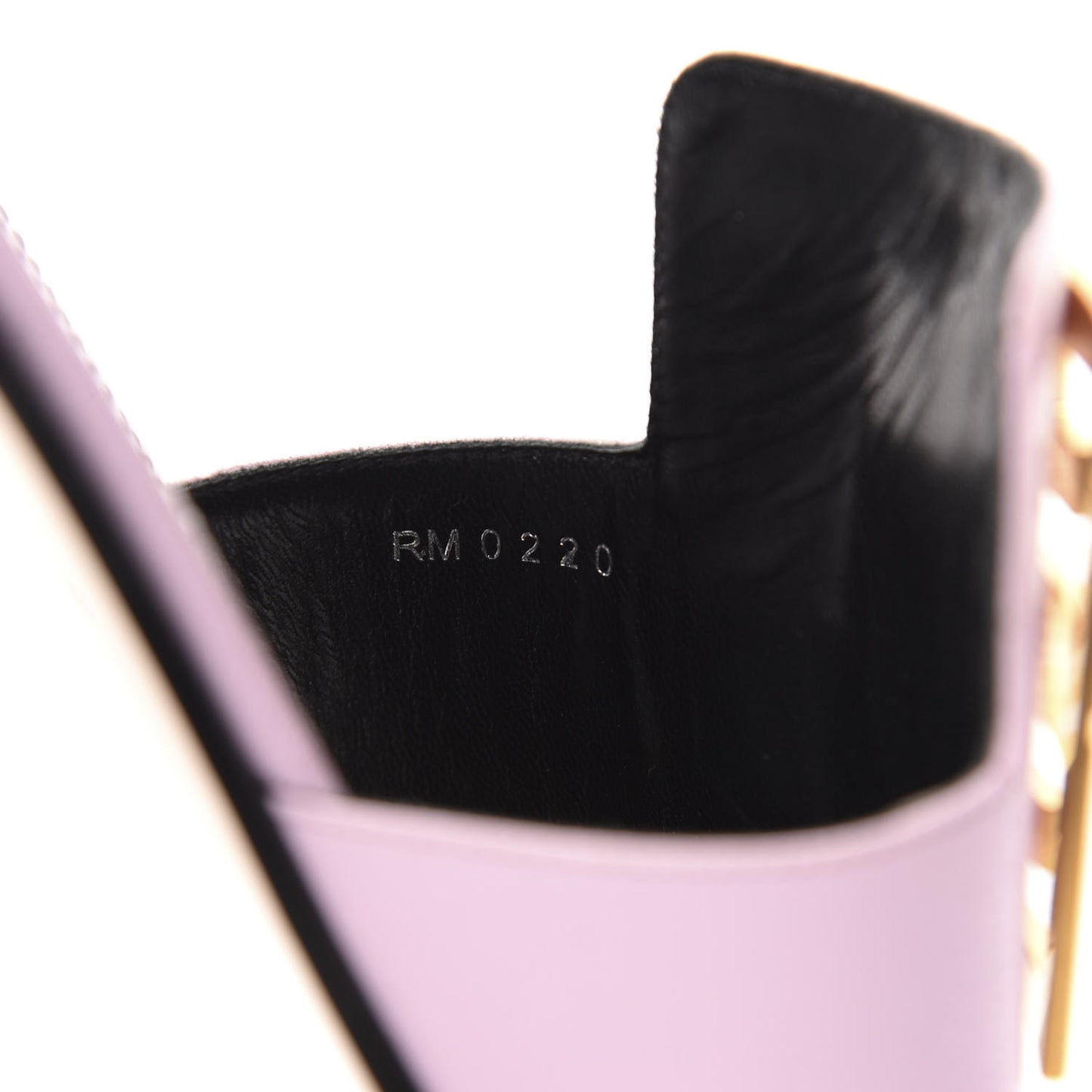 Goatskin 4G Flat Sandals 38.5 Pink