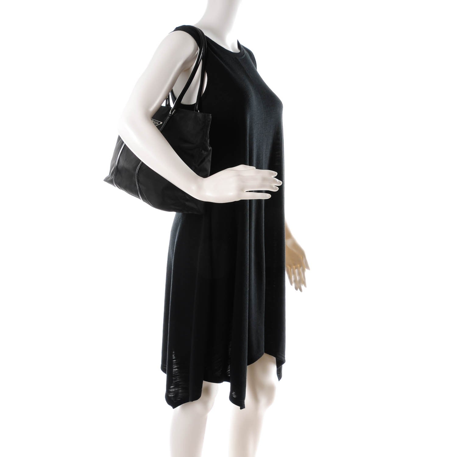 Prada Tessuto Nylon Tote Nero Black 2 of 7