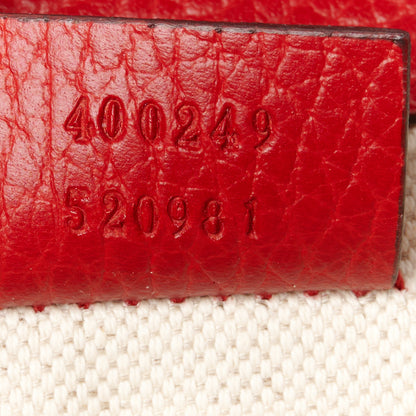 Gucci Dollar Calfskin Swarovski Crystal Small Dionysus Shoulder Bag Hibiscus Red 8 of 11