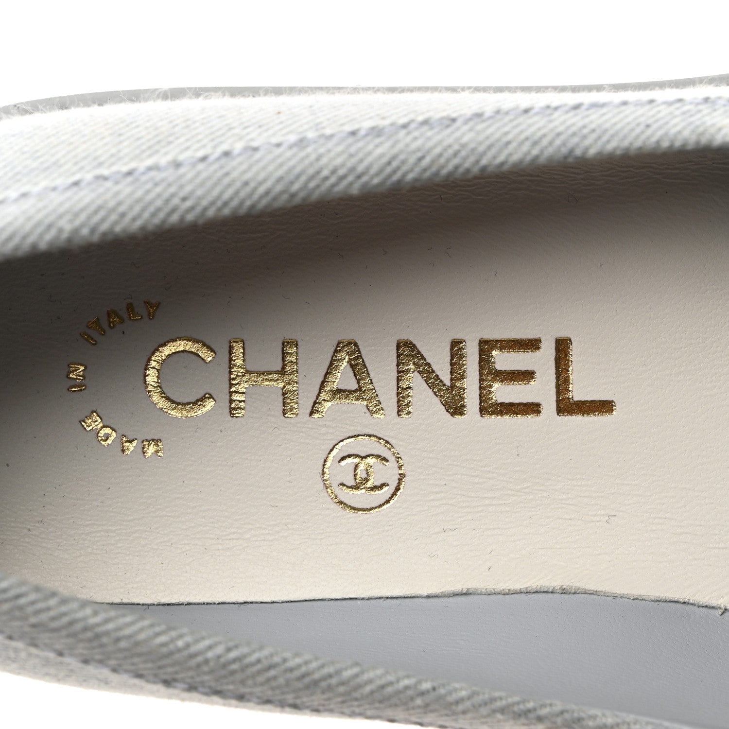 Chanel Denim CC Turnlock Loafers 37 Blue 6 of 9