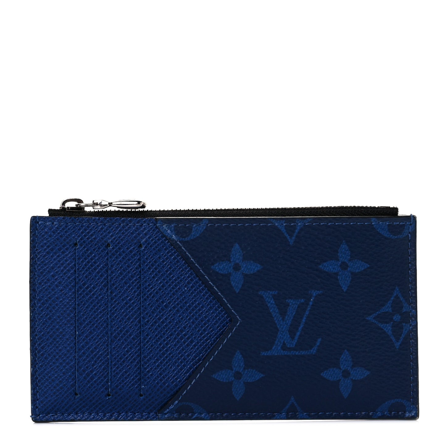 Monogram Taiga Coin Card Holder Cobalt
