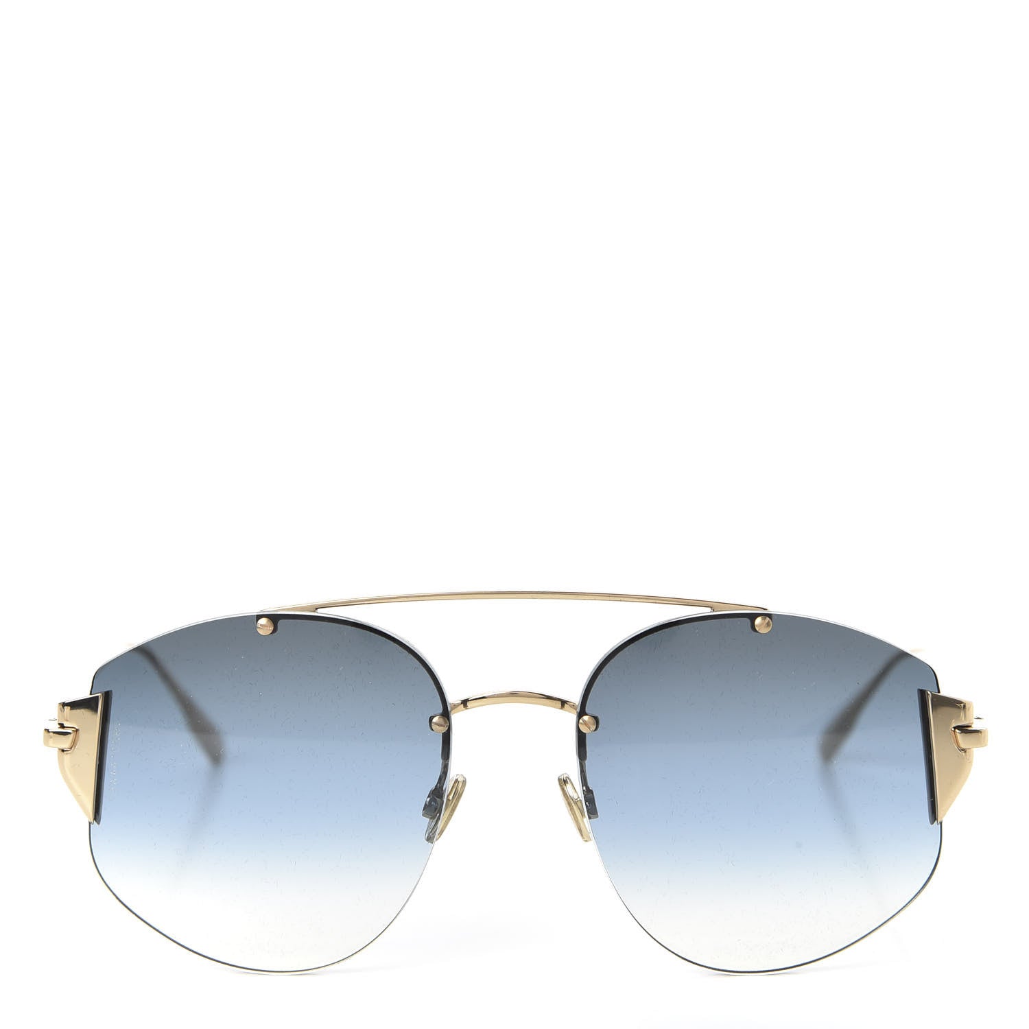 Christian Dior Metal Diorstronger Sunglasses Gold 2 of 7