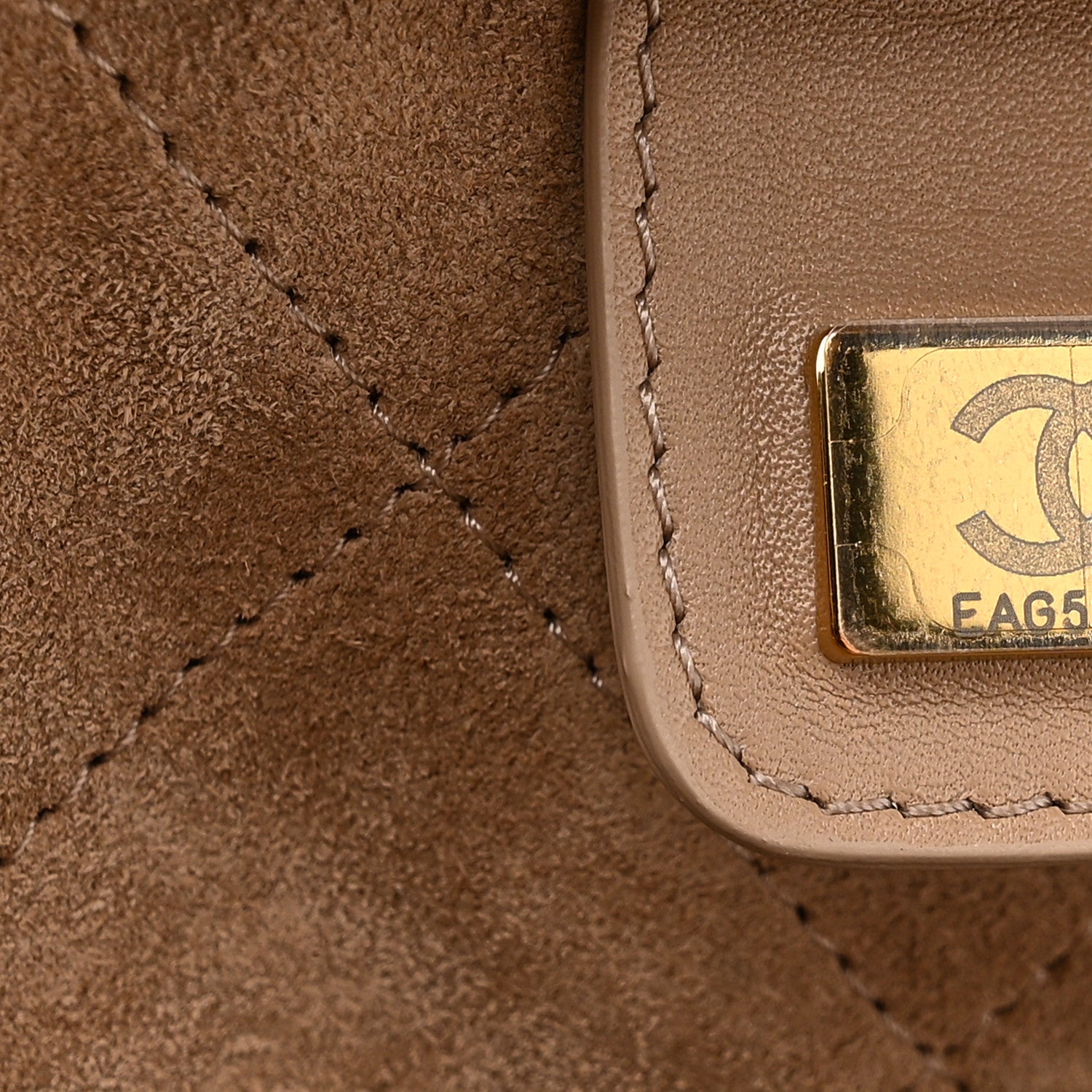 Chanel Calfskin Large Bowling Bag Beige 7 of 11