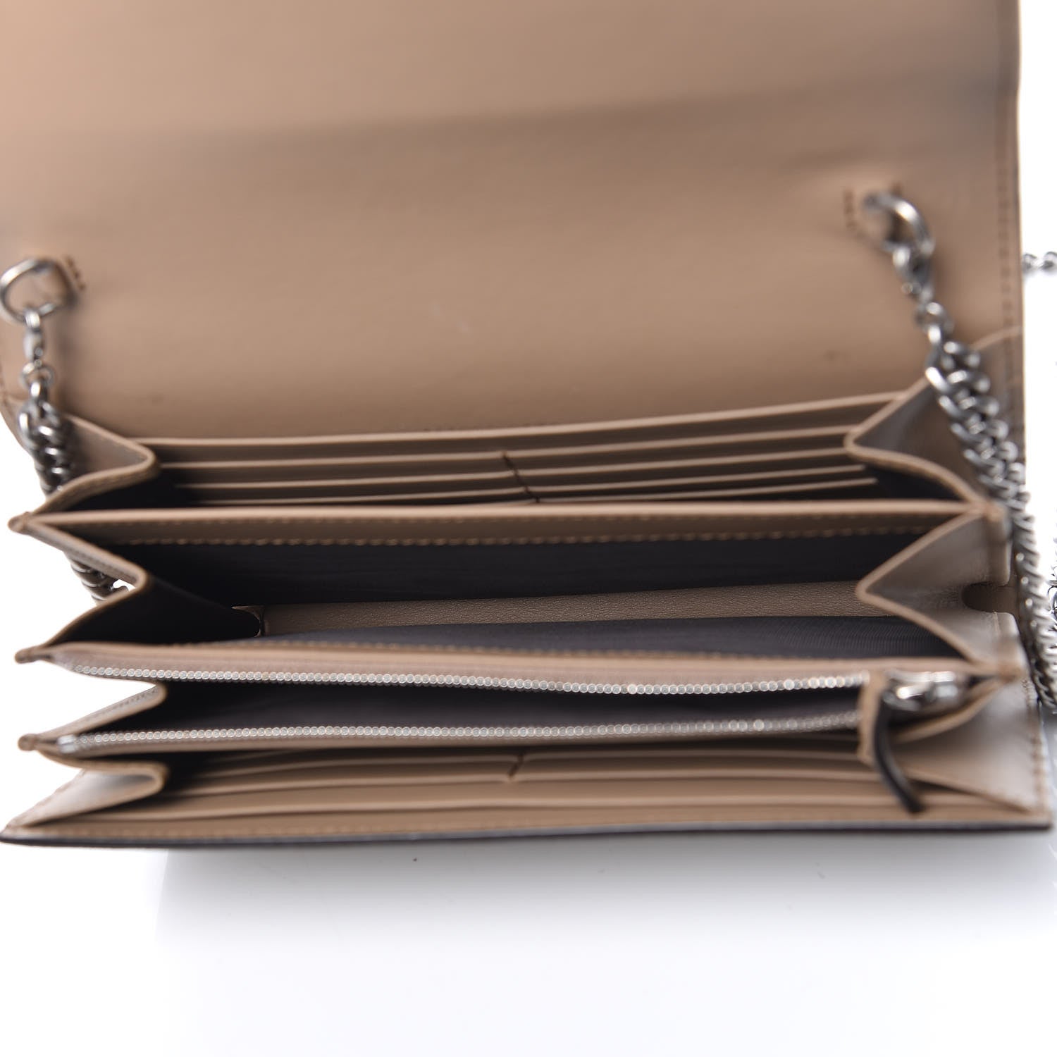 Gucci GG Supreme Monogram Mini Dionysus Chain Wallet Beige Taupe 5 of 10