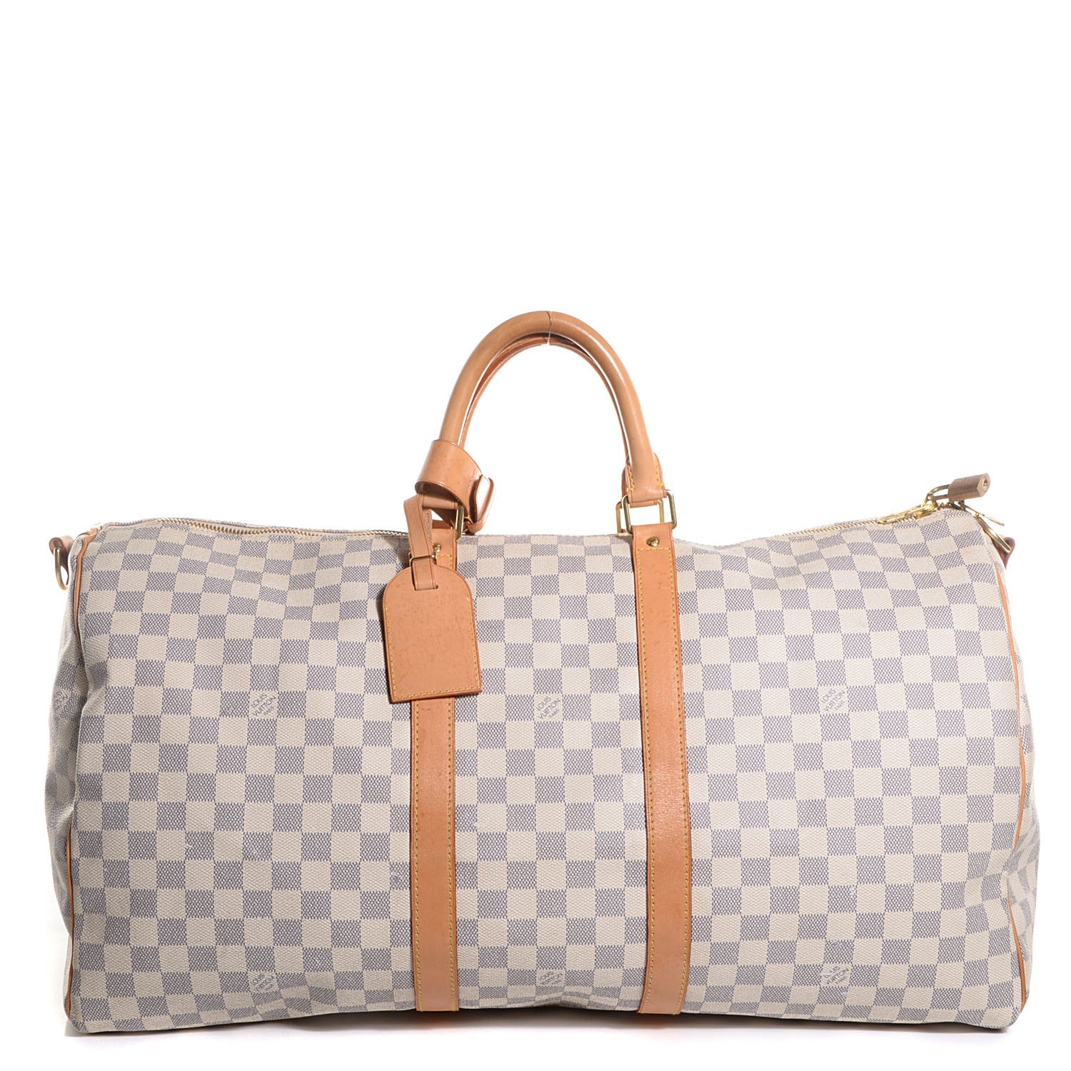 Louis Vuitton Damier Azur Keepall Bandouliere 55 1 of 7