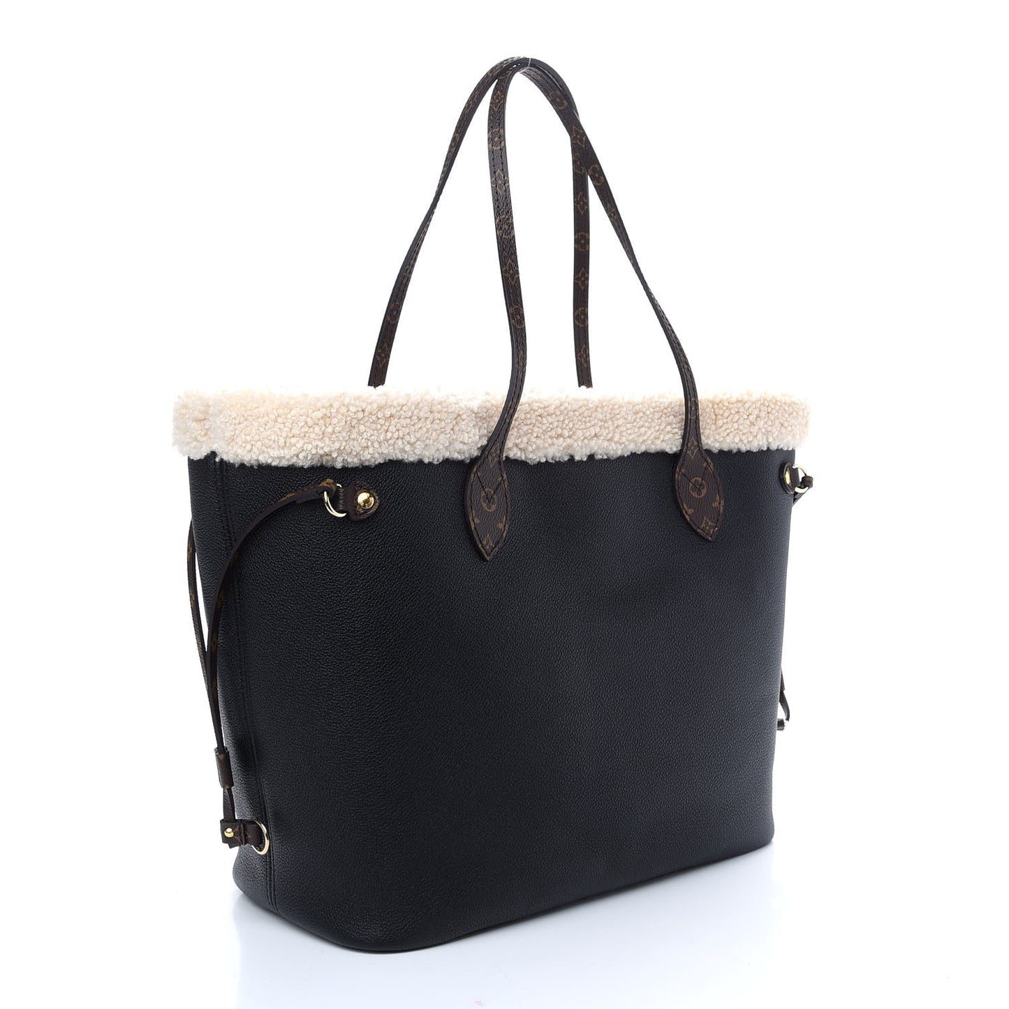 Calfskin Monogram Teddy Neverfull MM Black